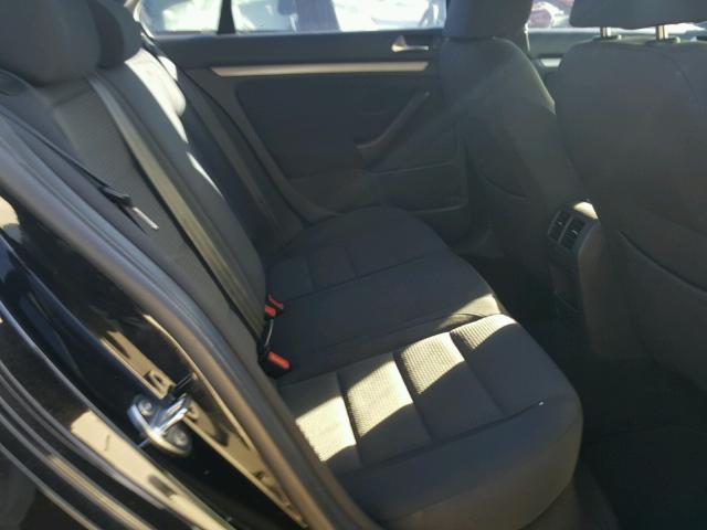 3VWJX7AJXAM020462 - 2010 VOLKSWAGEN JETTA S 黑色 照片 6