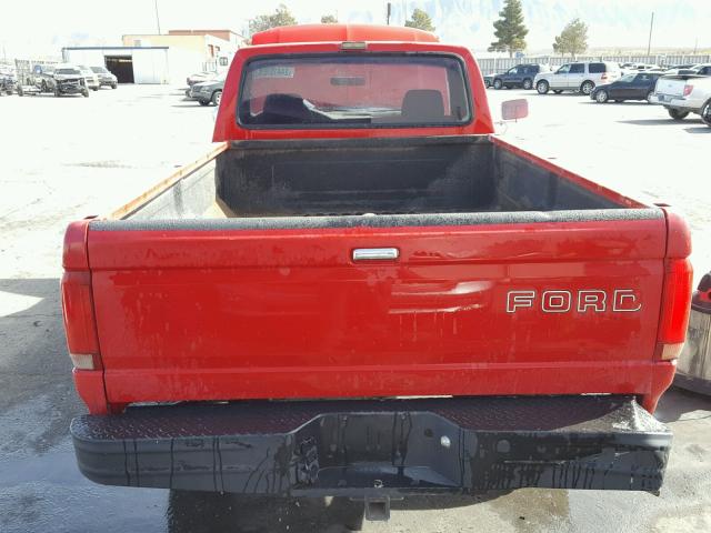 1FTHF26G8NNA51595 - 1992 FORD F250 RED photo 6