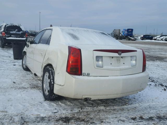 1G6DM577440184566 - 2004 CADILLAC CTS WHITE photo 3