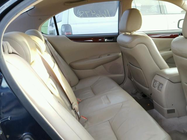 JTHBF30G020083615 - 2002 LEXUS ES 300 BLUE photo 6