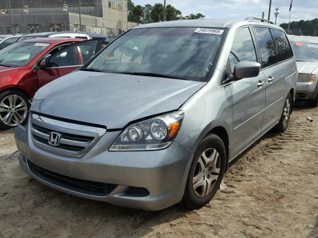 5FNRL38426B044275 - 2006 HONDA ODYSSEY EX SILVER photo 2