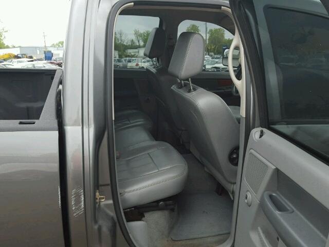 1D7HU18246S643456 - 2006 DODGE RAM 1500 S GRAY photo 6