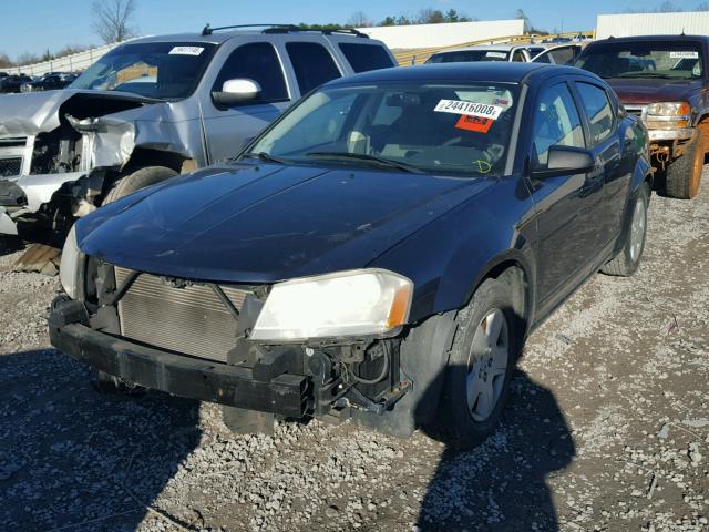 1B3LC46J98N240983 - 2008 DODGE AVENGER SE BLUE photo 2