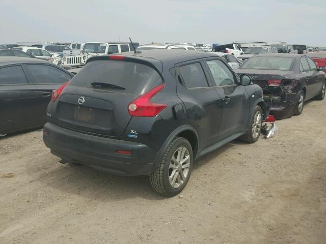 JN8AF5MR7DT204845 - 2013 NISSAN JUKE S BLACK photo 4