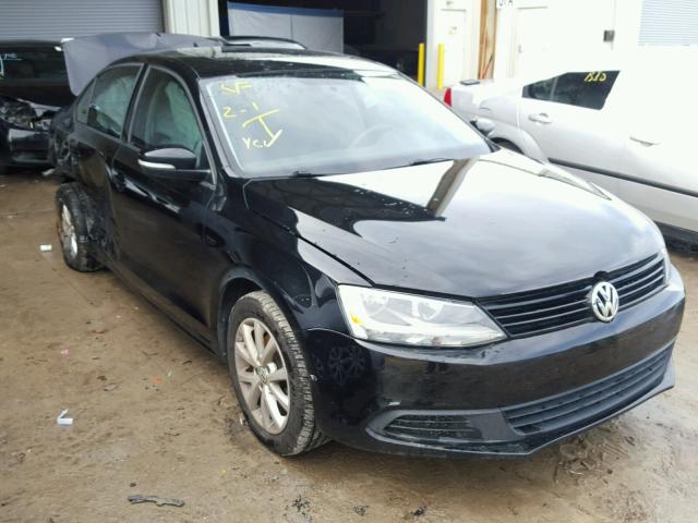 3VWDX7AJ6CM419112 - 2012 VOLKSWAGEN JETTA SE BLACK photo 1