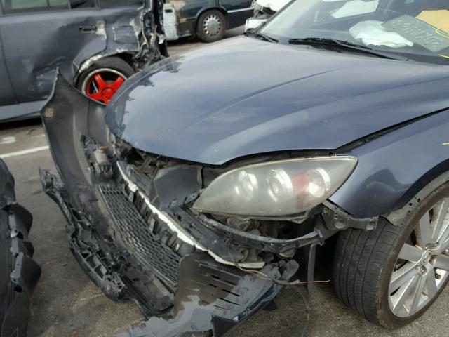 JM1BK34M381119524 - 2008 MAZDA SPEED 3 石墨色 照片 9