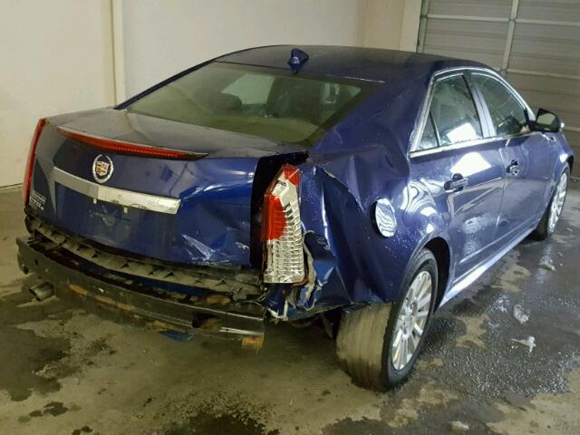 1G6DC5E5XC0131096 - 2012 CADILLAC CTS BLUE photo 4