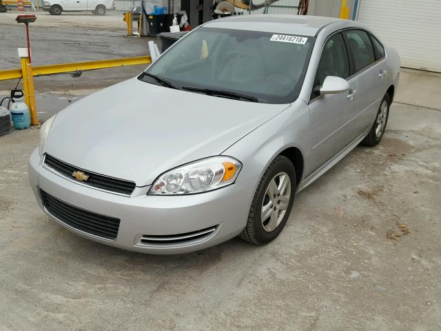 2G1WF5EK5B1262564 - 2011 CHEVROLET IMPALA LS SILVER photo 2