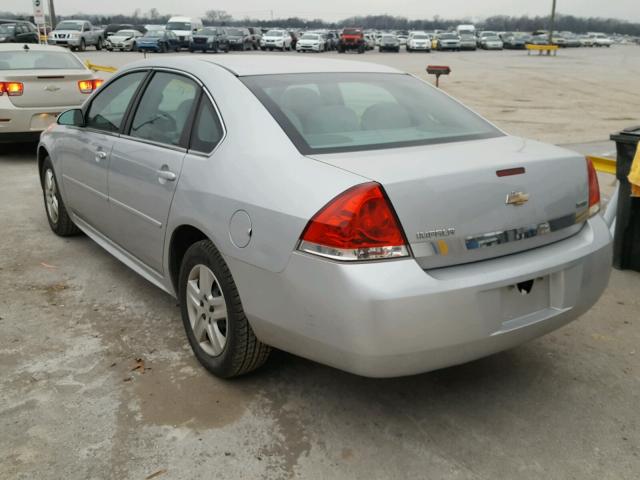 2G1WF5EK5B1262564 - 2011 CHEVROLET IMPALA LS SILVER photo 3