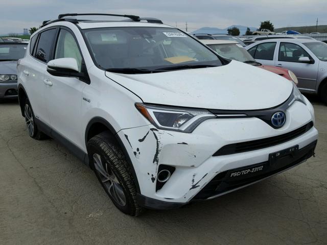 JTMRJREV0HD061558 - 2017 TOYOTA RAV4 HV LE WHITE photo 1