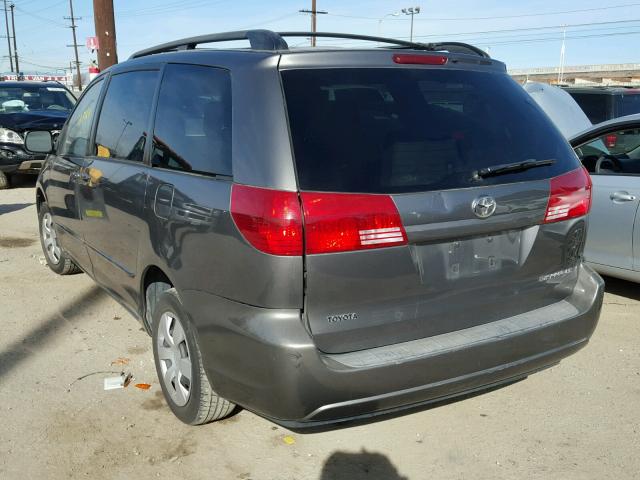 5TDZA23C65S259523 - 2005 TOYOTA SIENNA CE GRAY photo 3