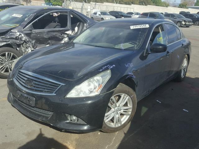 JN1CV6APXBM505054 - 2011 INFINITI G37 BASE BLACK photo 2