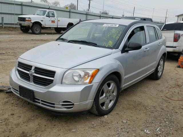 1B3HB48A29D200273 - 2009 DODGE CALIBER SX SILVER photo 2