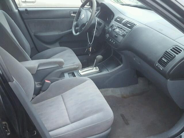 2HGES26774H630830 - 2004 HONDA CIVIC EX შავი ფოტო 5