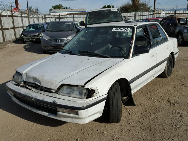 JHMEG8540SS044419 - 1995 HONDA CIVIC DX WHITE photo 2