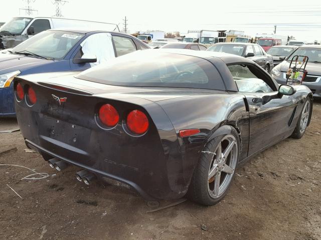 1G1YY24U155111938 - 2005 CHEVROLET CORVETTE BLACK photo 4