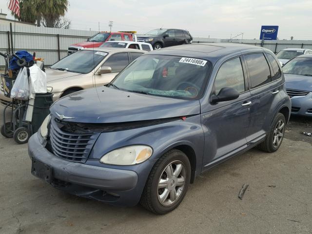 3C8FY68B62T374368 - 2002 CHRYSLER PT CRUISER BLUE photo 2