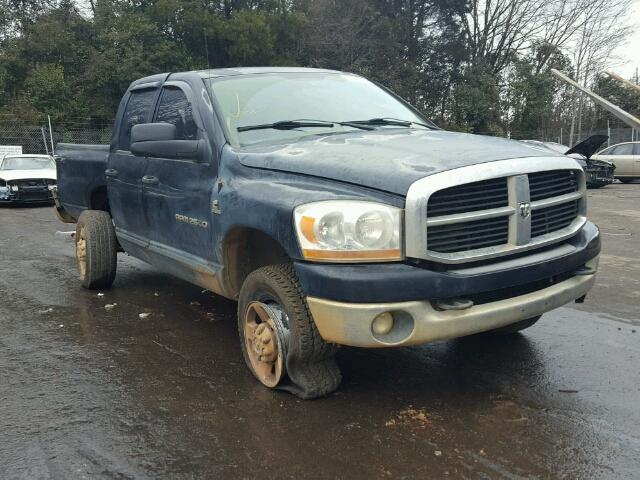 3D7KS28C26G103329 - 2006 DODGE RAM 2500 S BLACK photo 1