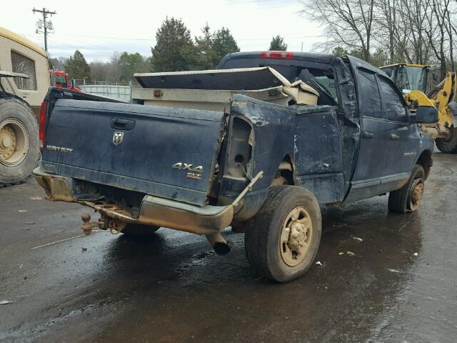 3D7KS28C26G103329 - 2006 DODGE RAM 2500 S BLACK photo 4