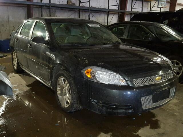 2G1WG5E30C1278873 - 2012 CHEVROLET IMPALA LT BLACK photo 1