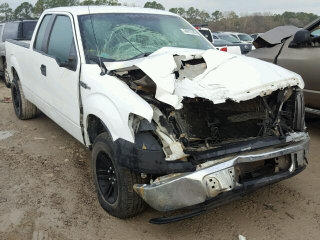 1FTEX1CM4DFC64492 - 2013 FORD F150 SUPER WHITE photo 1