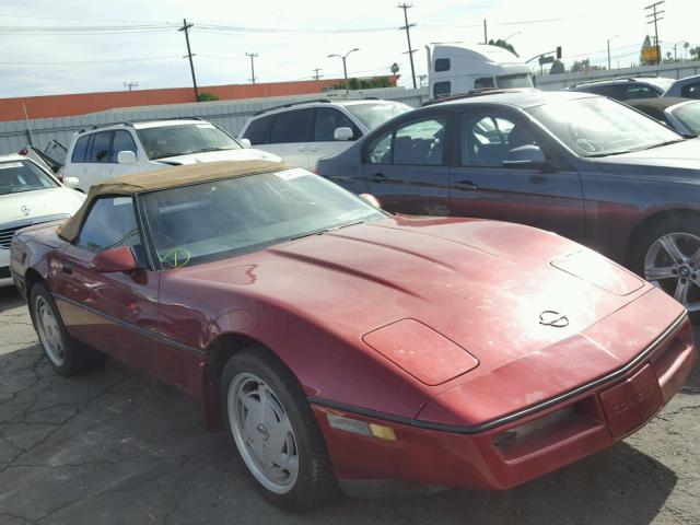 1G1YY3183K5119130 - 1989 CHEVROLET CORVETTE RED photo 1