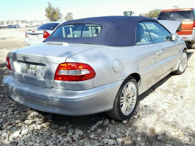 YV1NC63D44J047248 - 2004 VOLVO C70 LPT SILVER photo 4