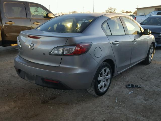 JM1BL1UF8B1381873 - 2011 MAZDA 3 I SILVER photo 4