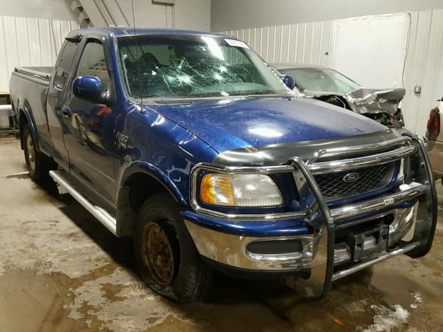1FTZX18W0WNC21045 - 1998 FORD F150 BLUE photo 1