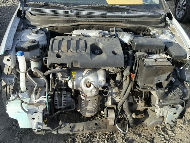 KMHCN4AC5BU586197 - 2011 HYUNDAI ACCENT GLS SILVER photo 7