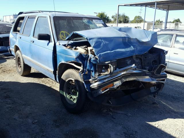 1GNCS13Z3N2169813 - 1992 CHEVROLET S10 BLAZER BLUE photo 1