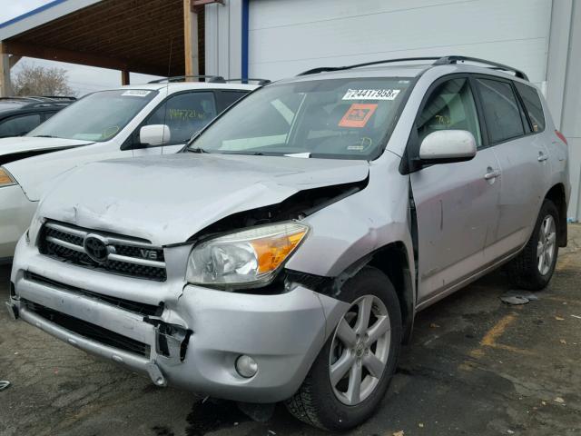 JTMBK31V386037423 - 2008 TOYOTA RAV4 LIMIT SILVER photo 2