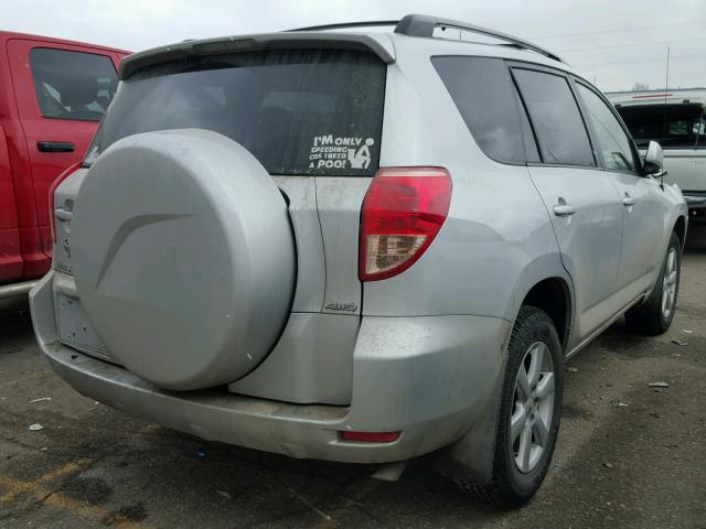 JTMBK31V386037423 - 2008 TOYOTA RAV4 LIMIT SILVER photo 4