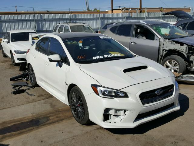 JF1VA2L64F9805699 - 2015 SUBARU WRX STI WHITE photo 1