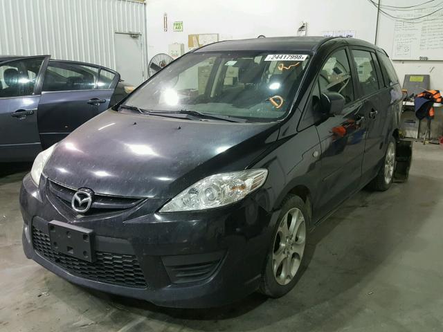 JM1CR293390342602 - 2009 MAZDA 5 BLACK photo 2