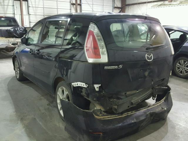 JM1CR293390342602 - 2009 MAZDA 5 BLACK photo 3