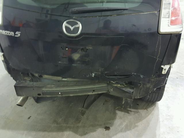 JM1CR293390342602 - 2009 MAZDA 5 BLACK photo 9