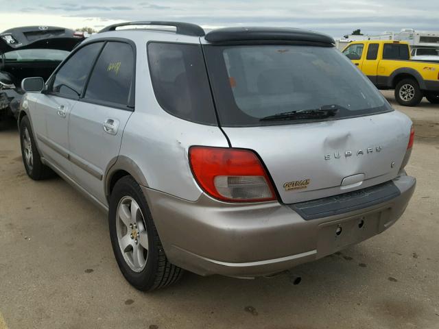 JF1GG68532G818870 - 2002 SUBARU IMPREZA OU SILVER photo 3