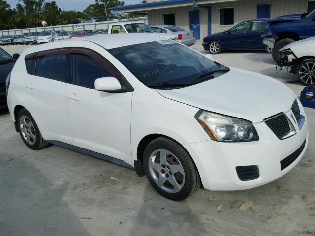 5Y2SP67839Z458210 - 2009 PONTIAC VIBE WHITE photo 1