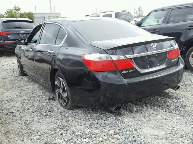 1HGCR2F5XFA185051 - 2015 HONDA ACCORD SPO BLACK photo 3