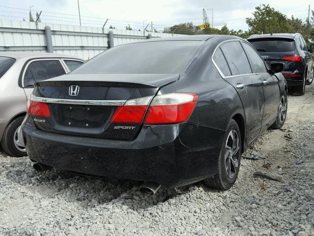 1HGCR2F5XFA185051 - 2015 HONDA ACCORD SPO BLACK photo 4