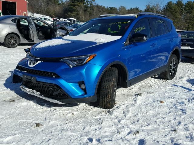 2T3JFREV5GW477766 - 2016 TOYOTA RAV4 SE BLUE photo 2