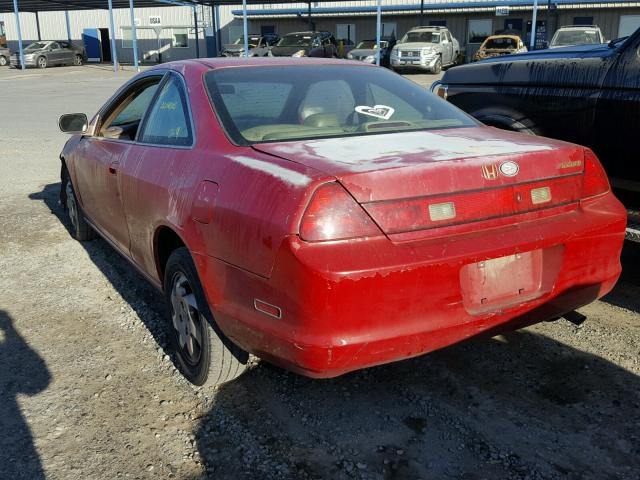 1HGCG3271XA013219 - 1999 HONDA ACCORD EX RED photo 3