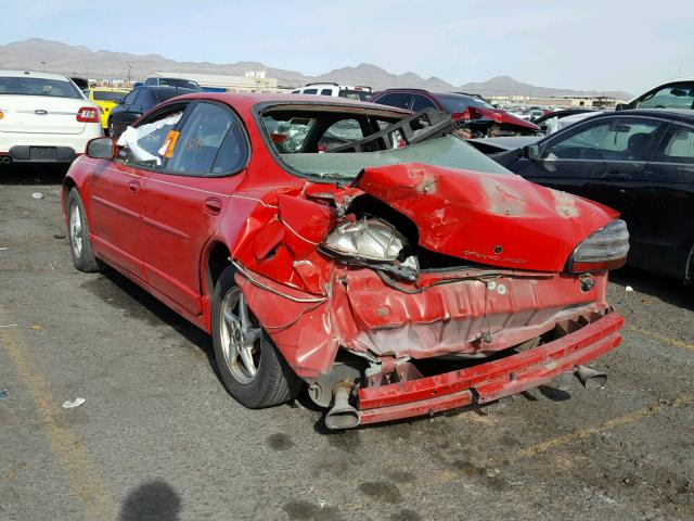 1G2WP52K1XF299169 - 1999 PONTIAC GRAND PRIX წითელი ფოტო 3