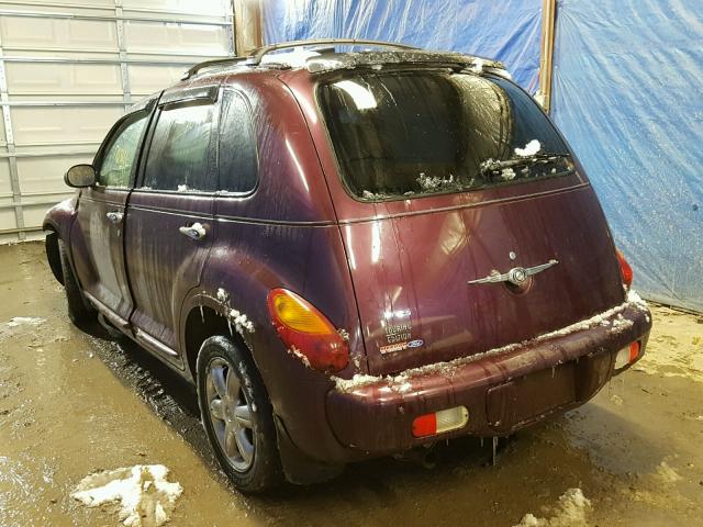 3C4FY58B03T562929 - 2003 CHRYSLER PT CRUISER PURPLE photo 3