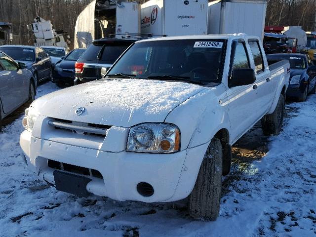 1N6ED29Y64C454396 - 2004 NISSAN FRONTIER C WHITE photo 2