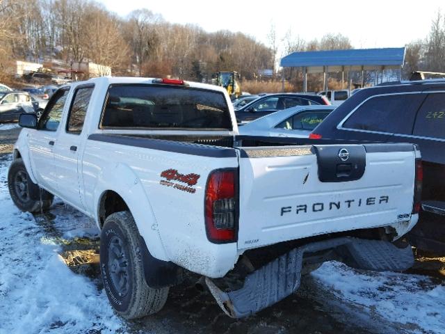 1N6ED29Y64C454396 - 2004 NISSAN FRONTIER C WHITE photo 3