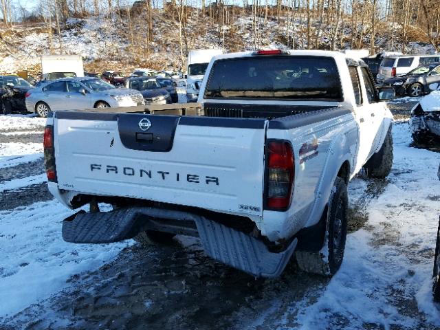 1N6ED29Y64C454396 - 2004 NISSAN FRONTIER C WHITE photo 4