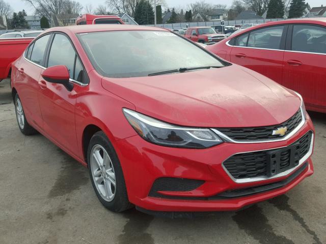 1G1BE5SM4H7228893 - 2017 CHEVROLET CRUZE LT RED photo 1