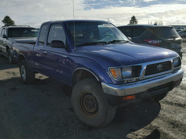 4TAWN72N6TZ183865 - 1996 TOYOTA TACOMA XTR BLUE photo 1